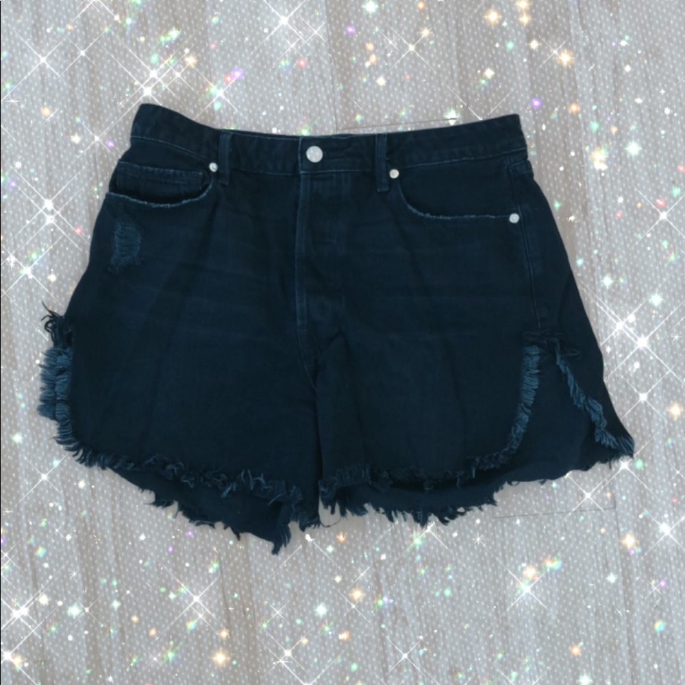 Good American cutoff shorts